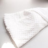 (100*75cm)Baby blanket - white