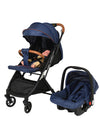 2 in 1 stroller with baby car seat - Dark Blue