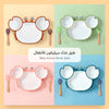 Silicone Dinner Plate for Kids - 4pcs