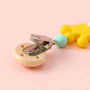 Baby teether nipple clip