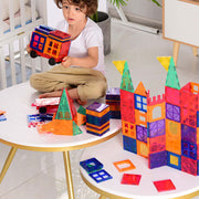مجموعة ألعاب مكعبات البناء والبلاط المغناطيسي للأطفال