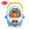 Electric Bubble Soap Penguin with Music and Battery - Blue